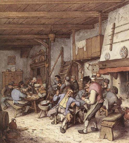 OSTADE, Adriaen Jansz. van Tavern Interior